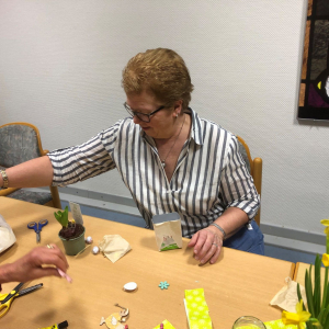 Osterdekoration im Pfarrheim Vechta